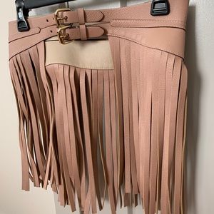 BCBGMAXAZRIA Fringe Belt